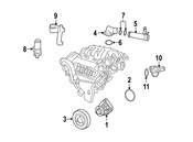 Saab Engine Coolant Thermostat Housing O-Ring - Genuine Saab 9129999