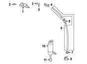 Saab Headlight Washer Hose Clamp - Genuine Saab 92151161