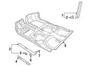 Saab Door Sill Plate Screw - Genuine Saab 92151996