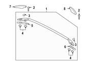 Saab Roof Side Rail Screw - Genuine Saab 92152430
