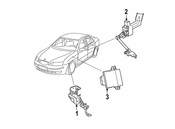 Saab Headlight Level Sensor - Genuine Saab 93186514