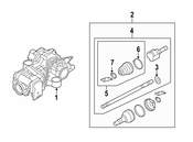 Saab CV Joint Boot Kit - Genuine Saab 93190866