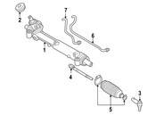 Saab Steering Tie Rod End - Genuine Saab 93194328
