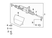 Saab Steering Tie Rod End - Genuine Saab 93194522