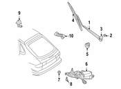 Saab Back Glass Wiper Blade - Genuine Saab 93195935