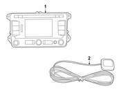 Volkswagen GPS Antenna Assembly - Genuine VW 000051502G