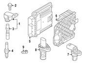 Volkswagen Engine Control Module - Genuine VW 05E906013F2GM