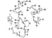 Audi HVAC Heater Control Valve Bracket - Genuine Audi 07K133239G