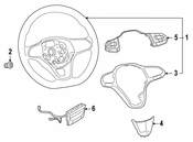 Volkswagen Steering Wheel - Genuine VW 10A419089NXJB