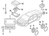 Volkswagen Speaker - Genuine VW 17A035621B