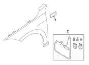 Volkswagen Fender Emblem - Genuine VW 17A853688FDPJ