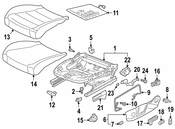 Volkswagen Power Seat Switch - Genuine VW 17A959747A4PK