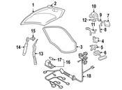 Volkswagen Liftgate Ajar Indicator Switch - Genuine VW 1C0962104
