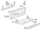Volkswagen Glove Box - Genuine VW 1J1857101C2QL