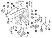 Volkswagen Door Interior Trim Panel - Genuine VW 1Q1867012JLONC