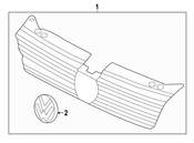 Volkswagen Grille - Genuine VW 2GJ853651AFZLL