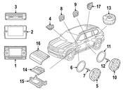 Volkswagen Speaker - Genuine VW 3CN035453