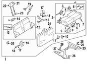 Audi Seat Frame Trim Panel - Genuine Audi 4B98876111RS