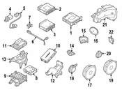 Audi Speaker - Genuine Audi 4G0035298