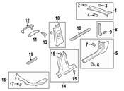 Audi Door Sill Plate - Genuine Audi 4G08533749B9
