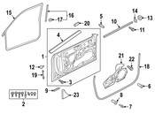 Audi Door Stop - Genuine Audi 4K0860385A