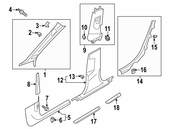 Audi Door Sill Plate - Genuine Audi 4K8947405A