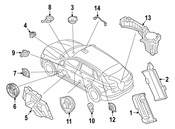 Audi Speaker - Genuine Audi 4KE035399A