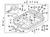 Audi Drive Motor Battery Pack Cover - Genuine Audi 4KE801557
