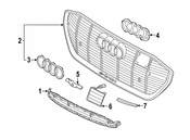 Audi Grille - Genuine Audi 4KE853651T94