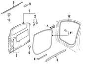 Audi Door Stop - Genuine Audi 4L0837735