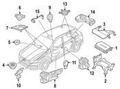 Audi Speaker - Genuine Audi 4M0035416B
