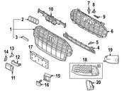 Audi Grille - Genuine Audi 4M0853651AGMX3