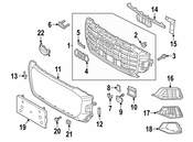 Audi Grille Molding - Genuine Audi 4M8807968RN4
