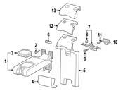 Audi Seat Armrest - Genuine Audi 4M8885081F38M