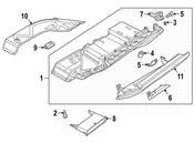 Audi Glove Box Storage Compartment - Genuine Audi 4N0862639