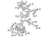 Audi Drive Motor Battery Pack Control Module Bracket - Genuine Audi 4N0907347B