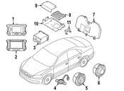 Volkswagen Speaker - Genuine VW 561035453