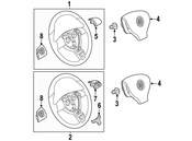 Volkswagen Steering Wheel - Genuine VW 56141909181U