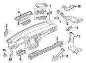Volkswagen Dashboard Air Vent - Genuine VW 561858416A