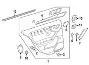 Volkswagen Speaker Cover - Genuine VW 5G4868152D82V