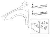 Volkswagen Fender Emblem - Genuine VW 5GE853688EJMX