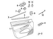 Volkswagen Door Trim Molding - Genuine VW 5H0867439A9GA