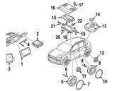 Volkswagen Speaker - Genuine VW 5NA035411