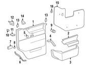 Audi VW Door Trim Molding - Genuine Audi VW 7058671233EV