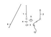 Volkswagen Antenna Adapter - Genuine VW 7B0035553