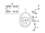 Volkswagen Steering Wheel - Genuine VW 7B0419091EXD1