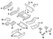 Volkswagen Power Seat Switch - Genuine VW 7B0959747H