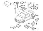 Volkswagen Speaker - Genuine VW 7H0035416