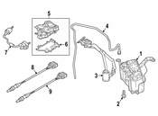 Audi Evaporative Emissions System Lines - Genuine Audi 80A133366J