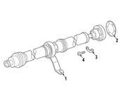 Audi Drive Shaft - Genuine Audi 80A521101A